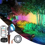 LED Solid Brass Outdoor Garden Light